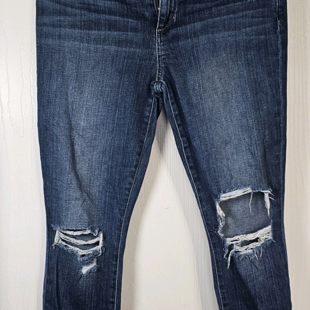 Joe's Jeans Dark Blue Ripped Skinny Jeans